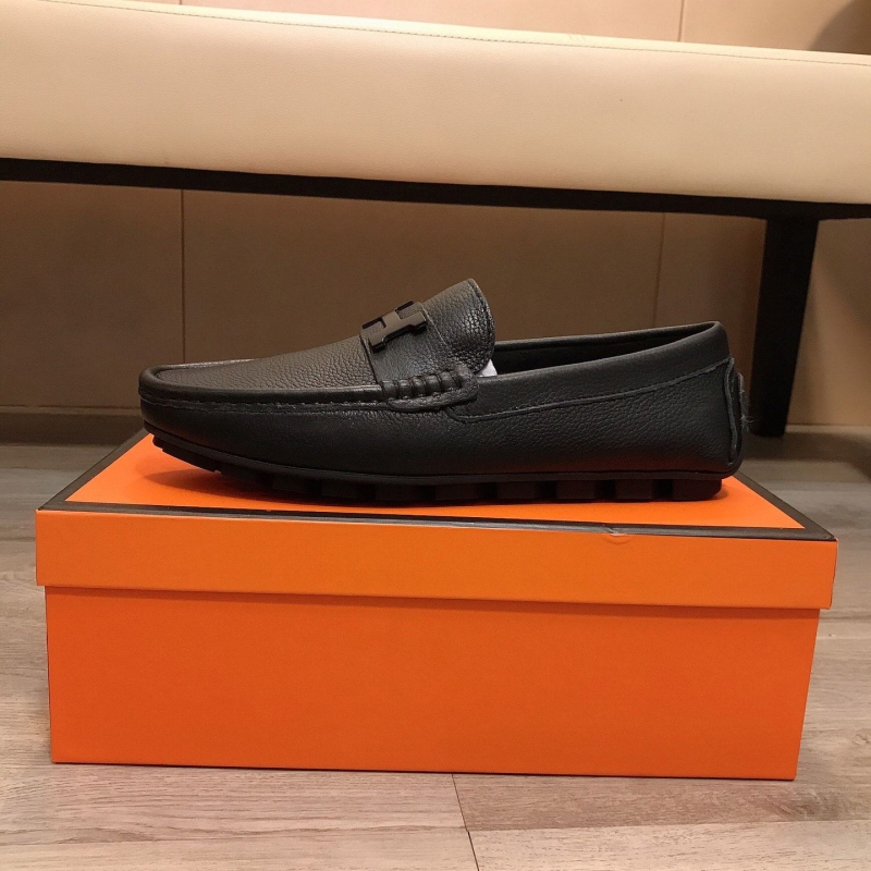H**mes leather shoes